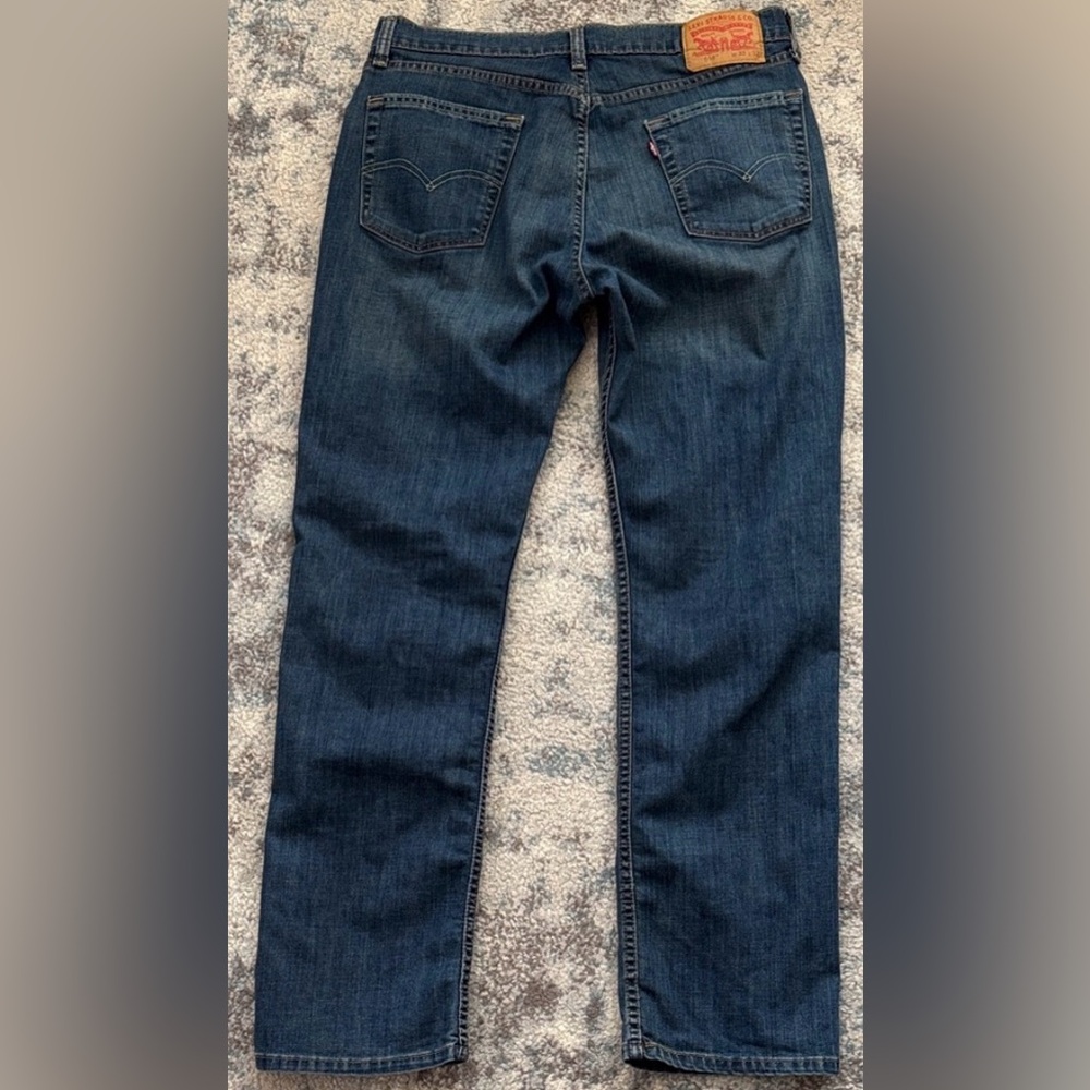 Levi’s 514 Men’s Straight Fit Blue Jeans W33 L32 Classic Denim